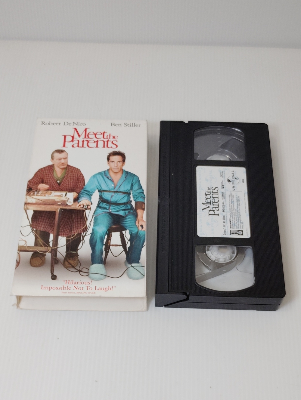 12 For $8 Meet the Parents VHS Tape with Sleeve - White, Black